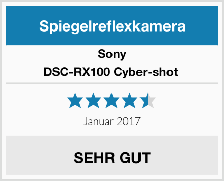 Sony DSC-RX100 Cyber-shot  Test