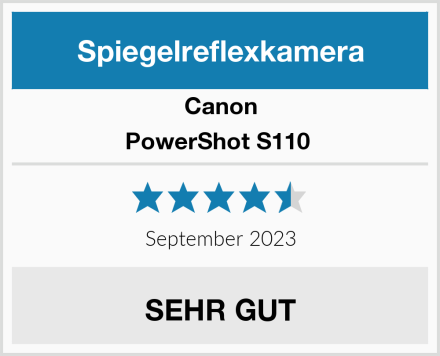 Canon PowerShot S110  Test