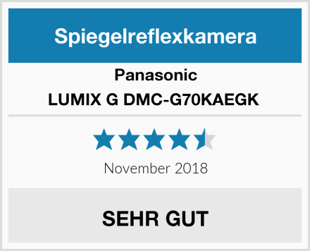 Panasonic LUMIX G DMC-G70KAEGK  Test