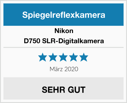 Nikon D750 SLR-Digitalkamera Test