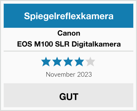 Canon EOS M100 SLR Digitalkamera Test
