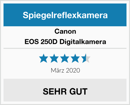 Canon EOS 250D Digitalkamera Test