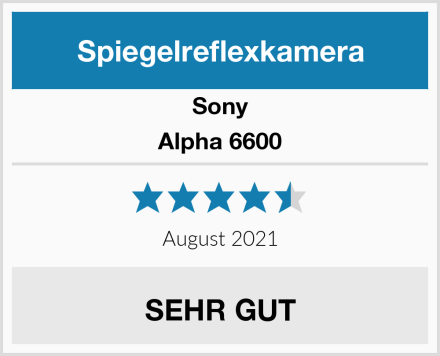 Sony Alpha 6600 Test