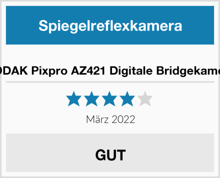  KODAK Pixpro AZ421 Digitale Bridgekamera Test
