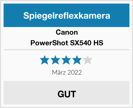 Canon PowerShot SX540 HS Test